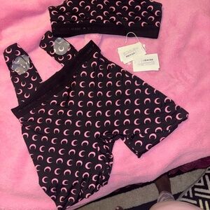 Black and Pink marine Serre Moon Set